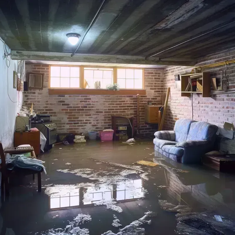 Flooded Basement Cleanup in Lake Nebagamon, WI